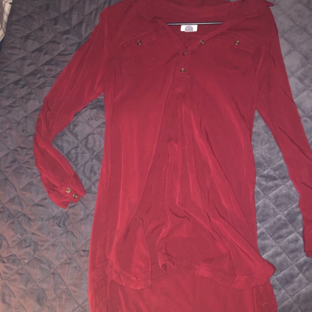 Dark red Old Navy tunic